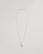 Silver Adjustable Silvertone Pendant Necklace