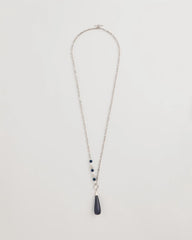 Blue Siren Teardrop Pendant Necklace
