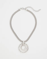 Silver Silver Short Pendant Necklace