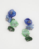 Multi Multi Floral Linear Earrings