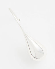 Silver No Droop™ Silver Tone Teardrop Threader Earrings