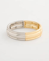 Mixed Metals Mixed Metal Hinge Cuff Bracelet