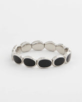 Black Black Large Stretch Bracelet