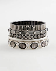 Silver Silver Hinge Bangle
