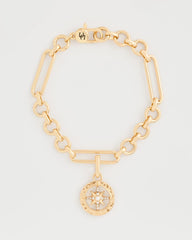 Gold Compass Charm