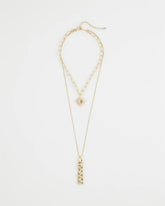 Gold Convertible Zodiac Pendant Necklace