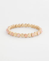 Blush Blush Mini Circle Stretch Bracelet