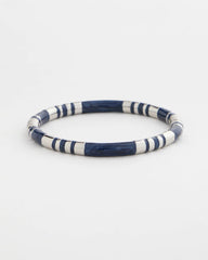 Blue Blue Enamel Hinge Bangle
