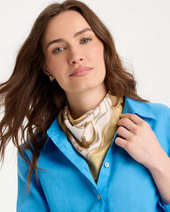 Green Resort Square Scarf