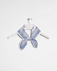 Passport Blue Beach Square Scarf