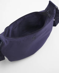 Passport Blue Ripstop Crescent Crossbody Sling Bag
