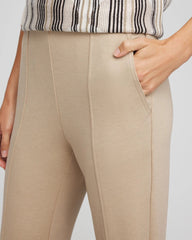Taupe Heather Juliet Straight Ankle Pants