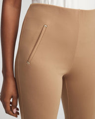 Caramel Apple Juliet Slim Trim Detail Ankle Pants