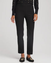 Black Lightweight Juliet Straight Ankle Pants