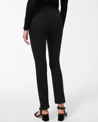 Black Girlfriend Slim Full-Length Jeans