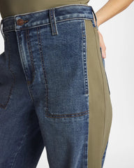 Mariana Indigo Utility Barrel Jeans