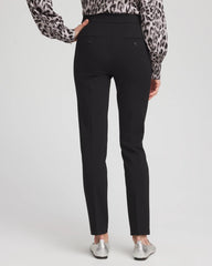 Black Emme Skinny Ponte Ankle Pants