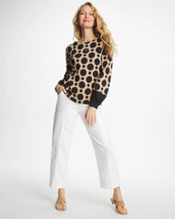 Alabaster Utility Wide Pull-On Crop Jeans