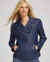 Pacific Rim Faux Leather Moto Jacket