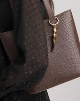 Brown Chico's Originals Tortoise Bag Charm
