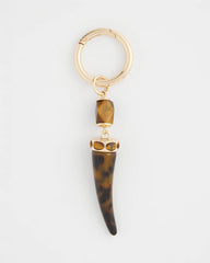 Brown Chico's Originals Tortoise Bag Charm