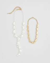 Mixed Metals Convertible Mixed-Metals Y-Necklace