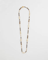 Neutral Tiger's Eye Single-Strand Necklace