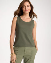 Kelp Forest Knit Gauze Tank