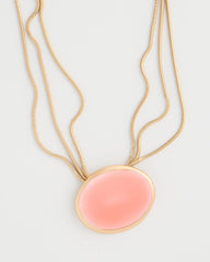 Coral Coral Pendant Necklace