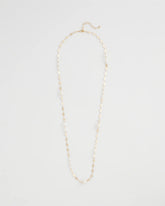 Pearl Pearl and Link Necklace