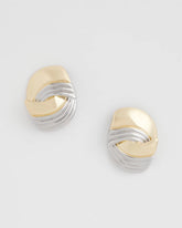 Mixed Metals Mixed Metal Stud Earrings