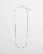 Mixed Metals Mixed Metal Link Long Necklace