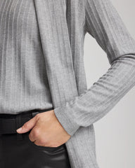 Fog Heather Gray Cozy Cardigan