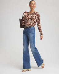Cacao Touch of Cool™ Cowlneck Tee