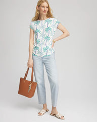 Alabaster Cap Sleeve Dolman Tee