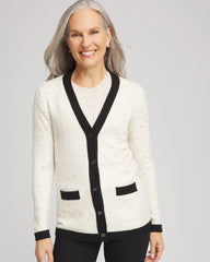 English Cream Tipped Lady Jacket Cardigan