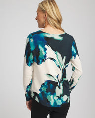 Teal Shadow Ella Glacier V-Neck Pullover