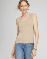 Sycamore Rib Stitch Pullover Tank
