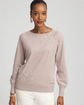 Rocky Mountain Embroidered Pull-Over Boatneck Sweater