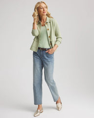 Sage Meadow Button-Front Cardigan Jacket