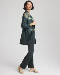Darkest Spruce Travelers™ Collection Artisanal Crushed Reversible Jacket