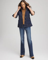 Morning Star Indigo Denim Field Jacket