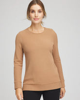Caramel Apple Zenergy® Ottoman Ribbed Tunic