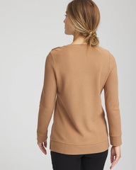 Caramel Apple Zenergy® Ottoman Ribbed Tunic