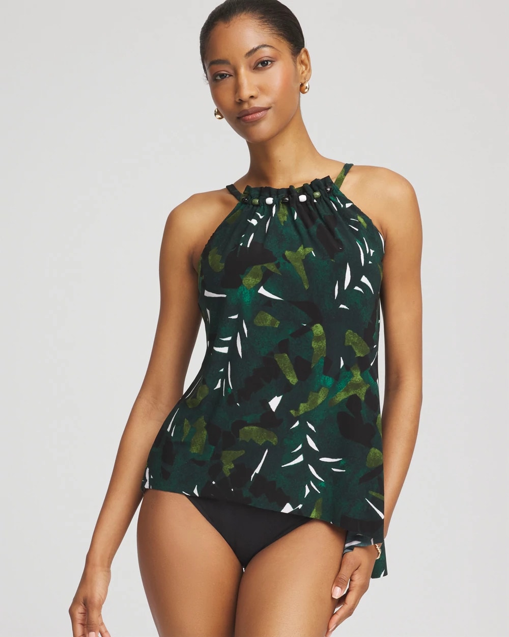 Green Print Magicsuit® Palmetto Regina Tankini
