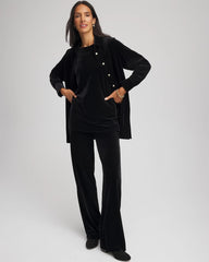Travelers Black Travelers™ Velvet Button-Down Shirt