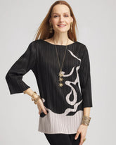 Travelers Black Travelers™ Collection Pleated Top
