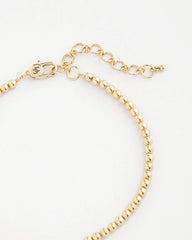 Gold Golden Beaded Necklace