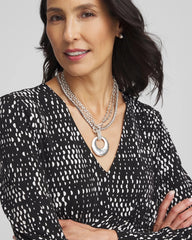 Silver Silver Tennis Necklace