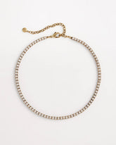 Gold Vintage Tennis Necklace